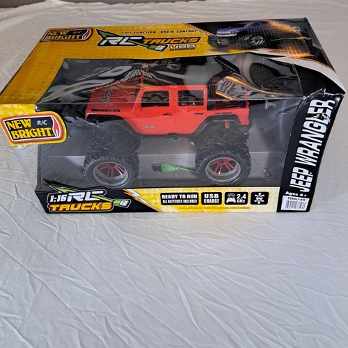 New bright red jeep wrangler - new,